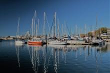Boats on the water in Victoria, British Columbia